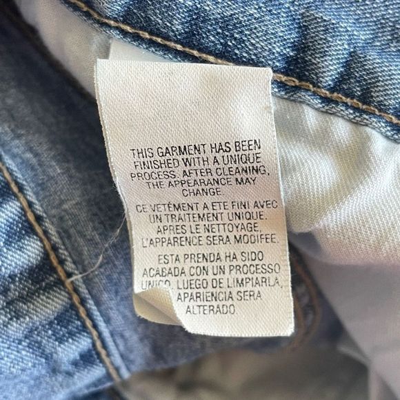 Tommy Hilfiger 00’s Low Rise Flare Hiphugger Denim Jeans - Leather Flag Patch - Picture 4 of 15